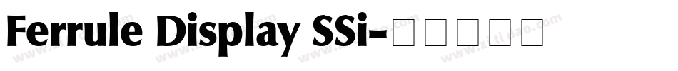 Ferrule Display SSi字体转换